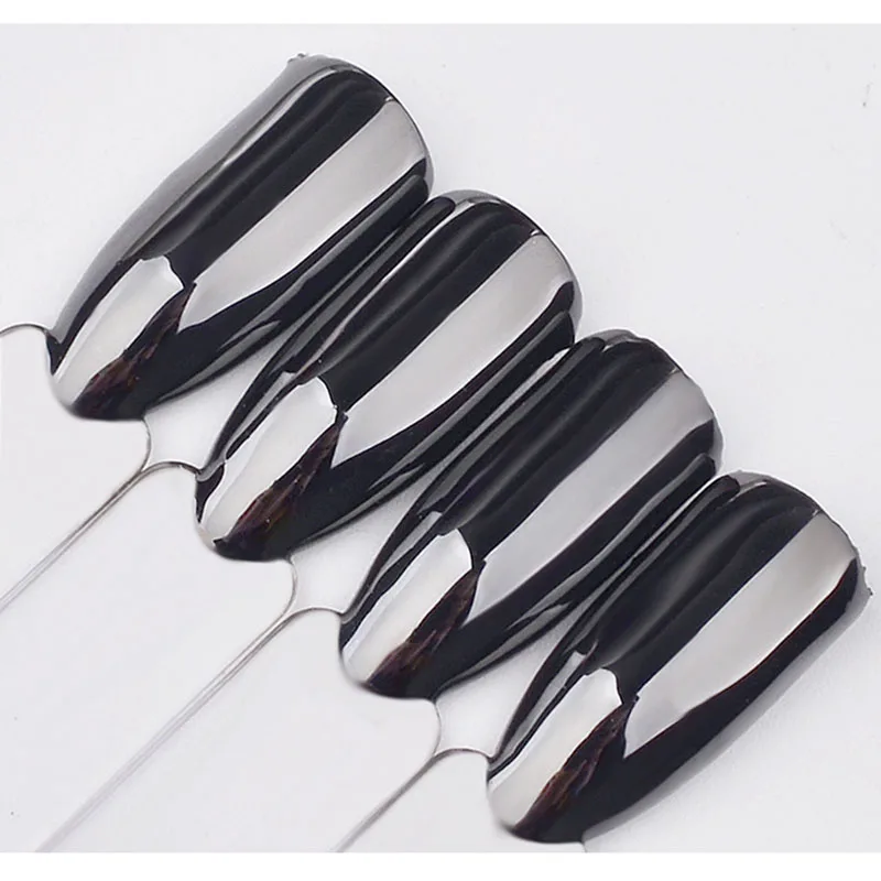 1 г/кор. Сделай Сам черный зеркальный блестящий порошок для ногтей ослепительный