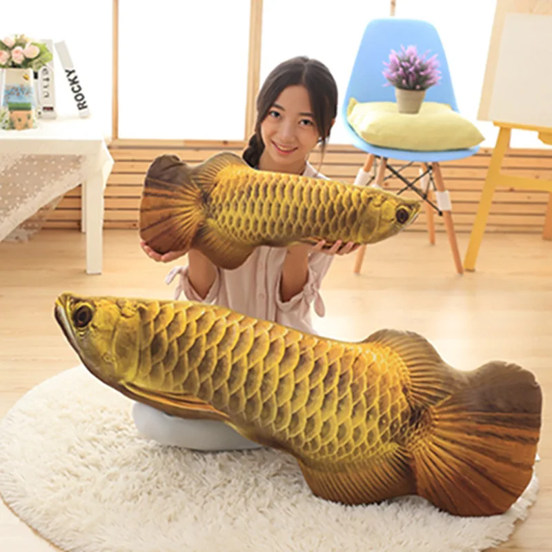 30/60 см Большой размер серия Arowana мягкие морские животные игрушки плюшевые куклы