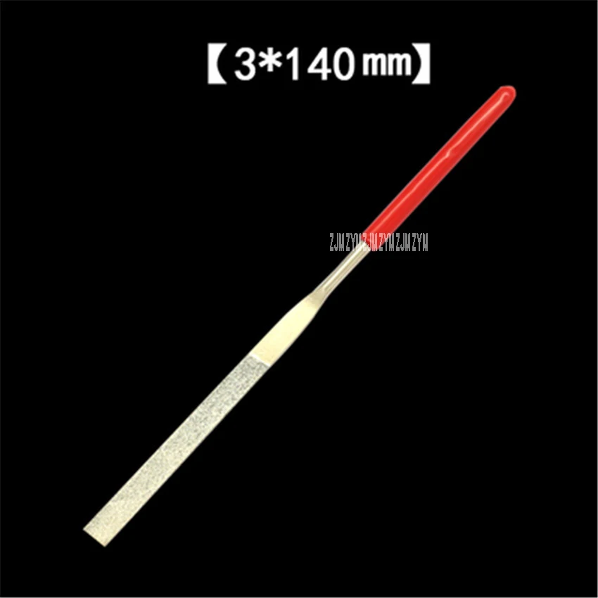 Flat 140mm 1 шт., 3*140 мм/4*160 мм, набор алмазных мини-надписей, удобные инструменты для керамического стекла, драгоценного камня, хобби и ремесла - Цвет: Flat 140mm