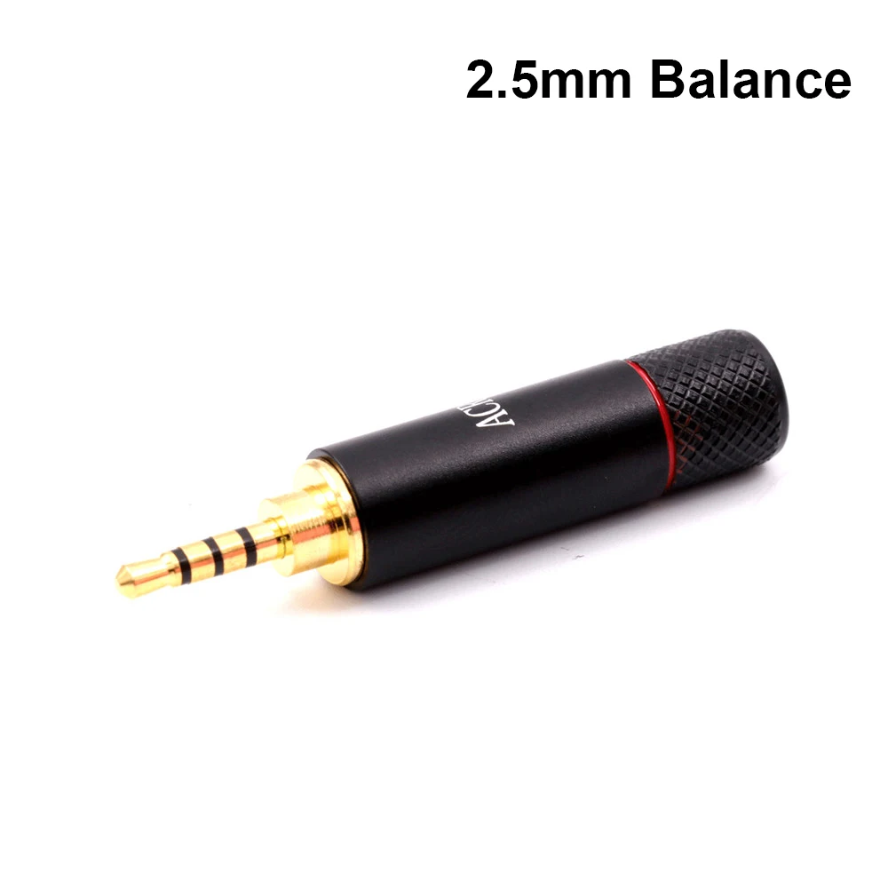 2,5 мм/3,5 мм/4,4 мм Acrolink DIY HiFi Разъем для наушников аудио чистый латунный Позолоченный разъем для наушников 1 шт./лот