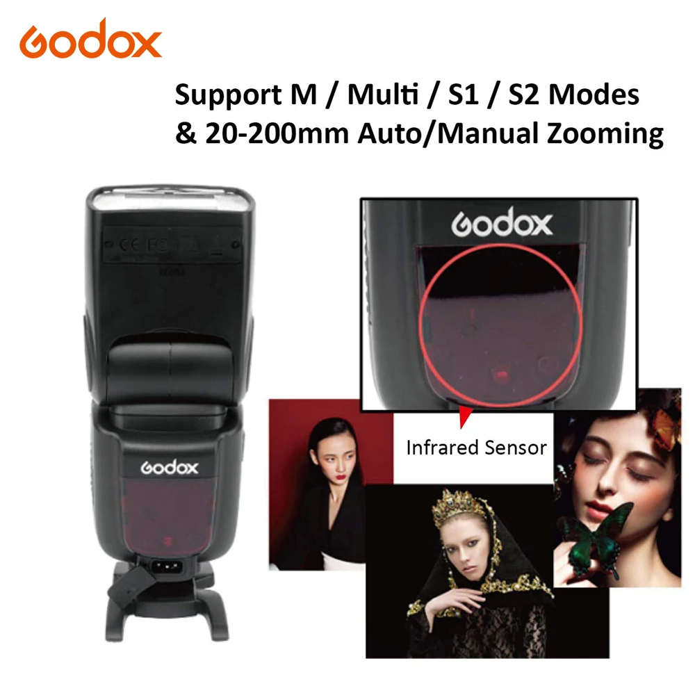 Беспроводная фотовспышка Godox TT600 TT600S 2 4G со встроенным триггером для SONY Canon Nikon Pentax
