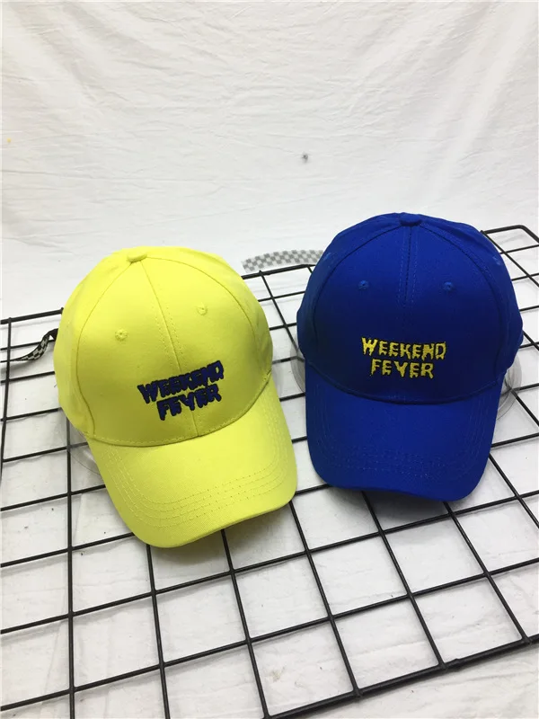 2017 New Pattern Korean Letter Embroidery Colour Peaked Cap Hip-hop Baseball Hat Spring And Autumn Outdoors All-match Tide Hats |