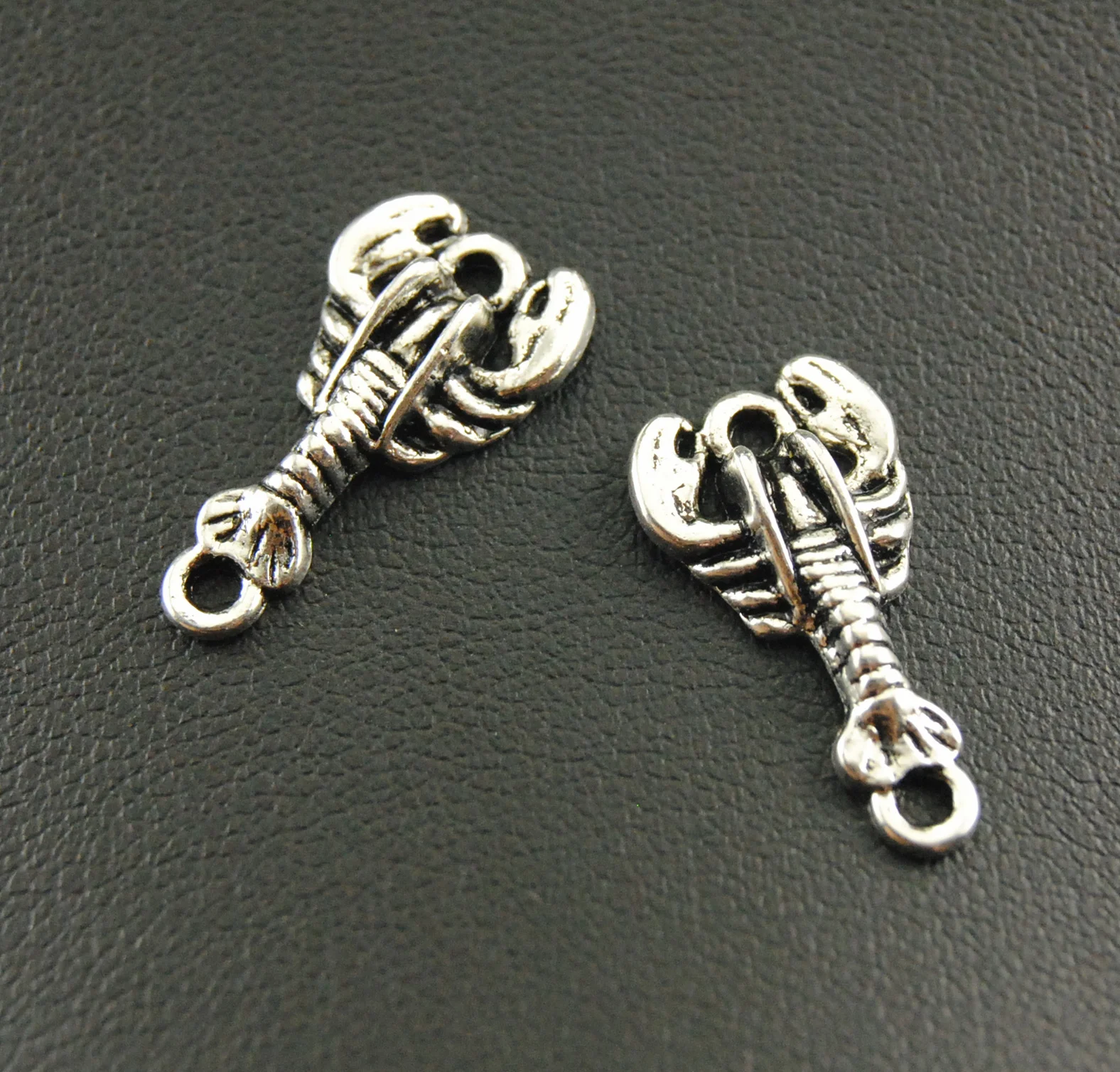 

Ожерелье серебряного цвета с подвеской-лобстером 10 шт., Женское Ожерелье A930