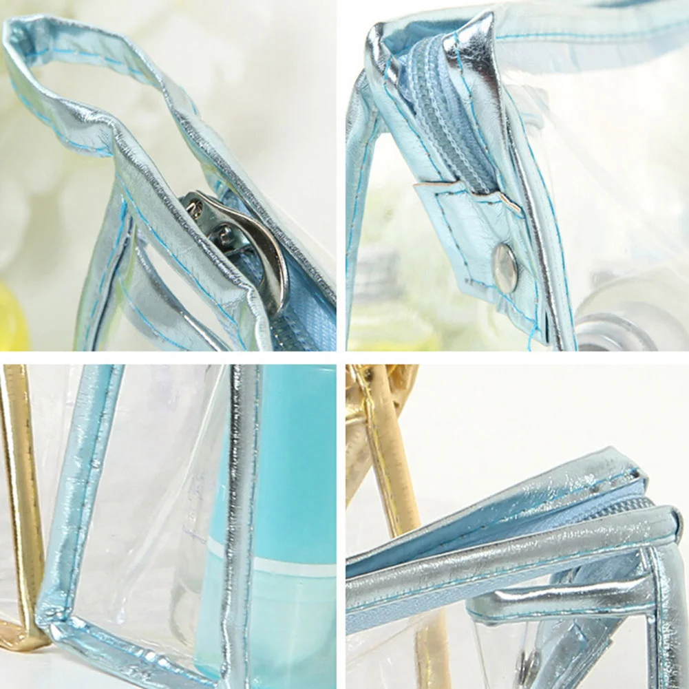 

PVC Transparent Makeup Bag Cosmetic Case Toiletry Travel Zipper Pouch