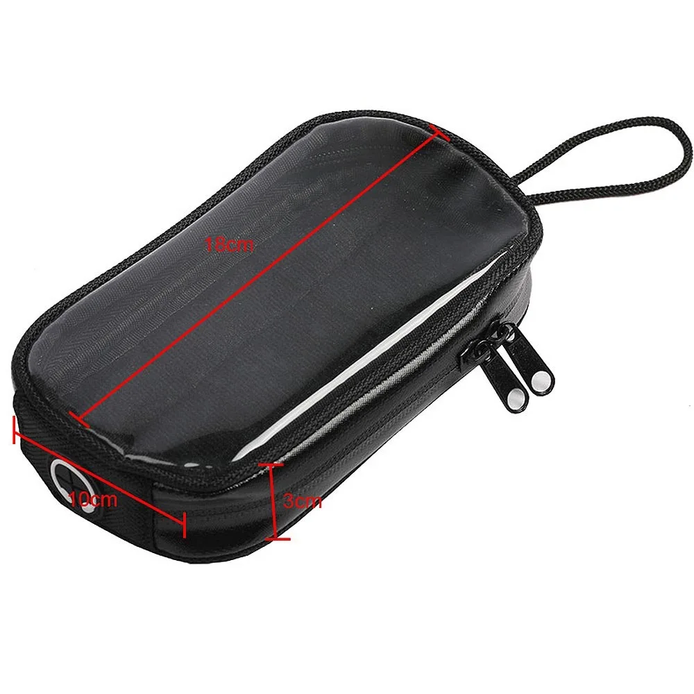 Универсальные черные мотоциклетные сумки Магнитный Бензобак Clear для сотового