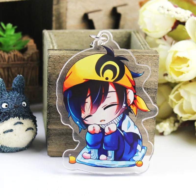 Аниме Touken Ranbu косплей брелок мультфильм Mikatsuki Nakigitsune автомобильный цепочка Брелки