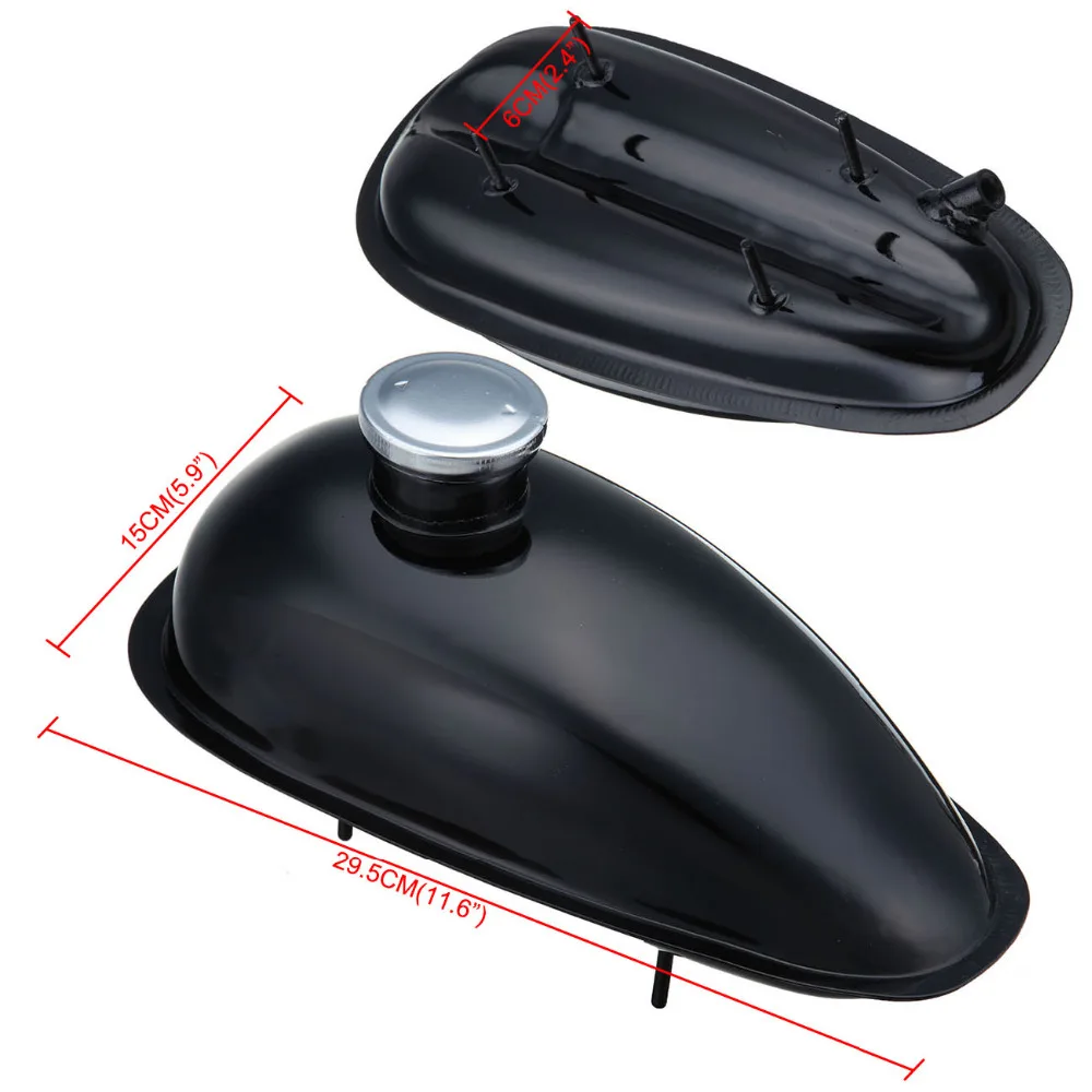 (Shipping From US ) Black 2L Gas Tank For 2 Or 4-stroke 50CC 60CC 80CC Gasoline Motorized Bicycle | Инструменты