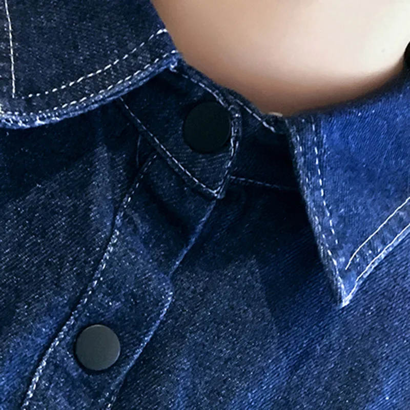 

Spring Autumn Women Jacket 2018 New Lantern Sleeve female Denim Jacket Single Breasted Loose Lotus leaf side ladies Jacket cw088