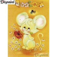 dispaint full squareround drill 5d diy diamond painting cartoon mouse flower3d embroidery cross stitch home decor gift a12497