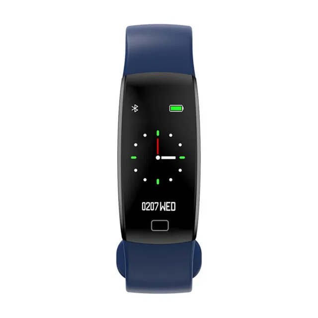 Blue Цветные умные часы для мужчин/женщин/детей, приложение, gps, музыка, Смарт-часы для мужчин/женщин, для Apple/Xiaomi/huawei - Цвет: Blue