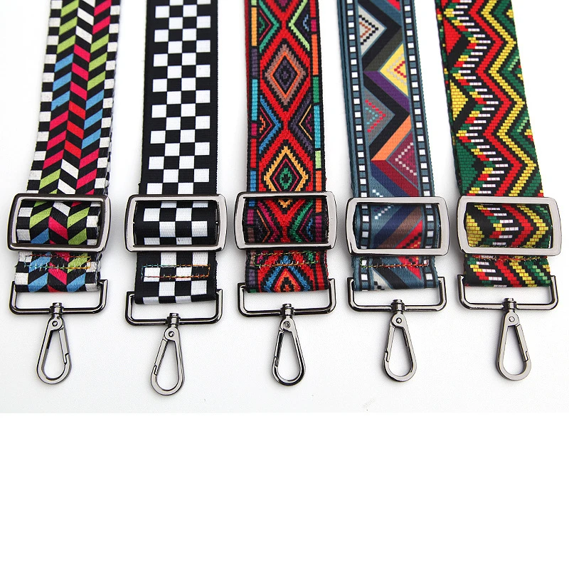 

Colored Belt Bags Strap Accessories for Women Adjustable Shoulder Hanger Handbag Straps bag nylon wide strap bag correa bolso