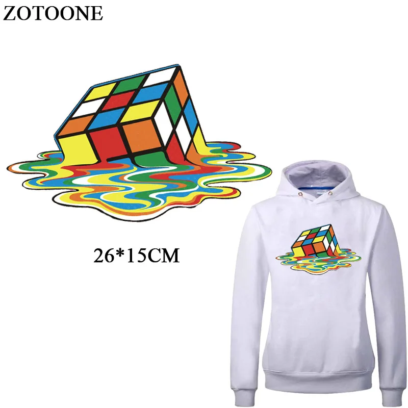 ZOTOONE модный мощный кубик утюжок на платье свитер термопечать Аппликации а