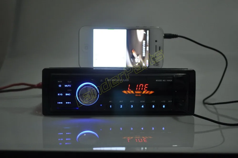 Поступление сезона 2015 г. 12V автомобиль радио плеер FM MP3 автомобильный аудио с