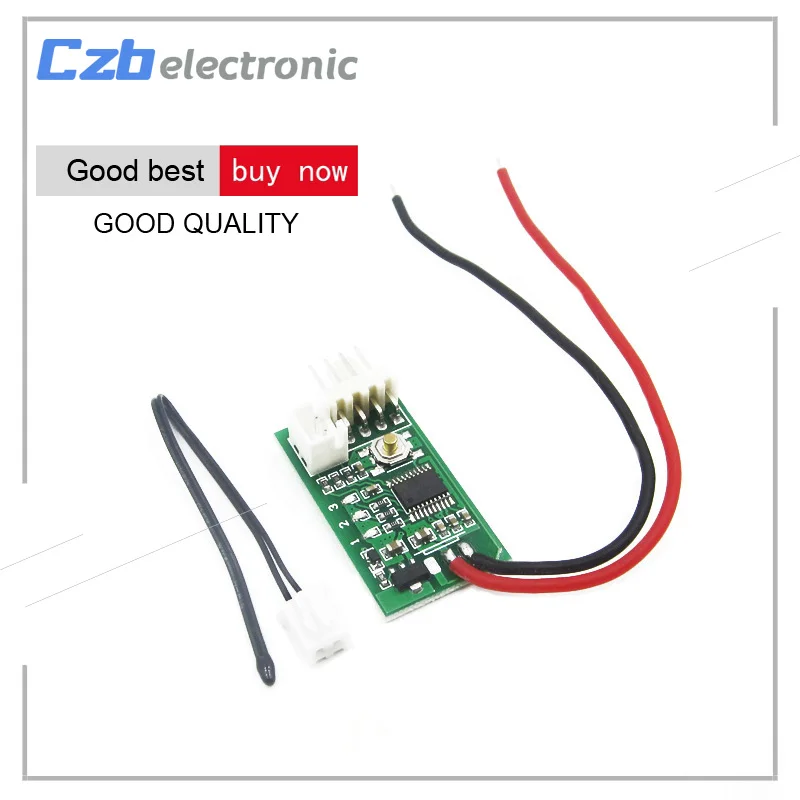 Small 12V PWM 4-Wire Fan Temperature Controller Speed Module | Электроника
