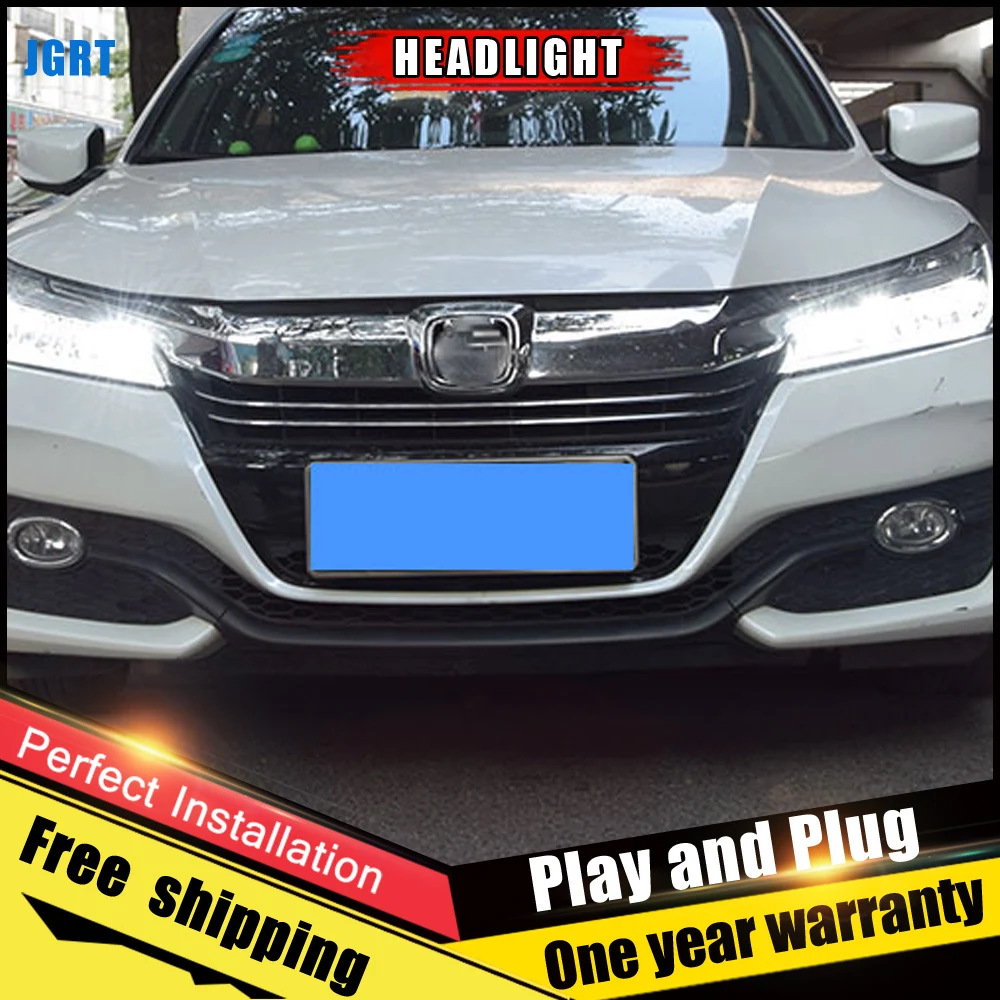 2 шт. светодиодный льные светодиодные фары для Honda Accord 2016|headlights for|h7 hidxenon lens |