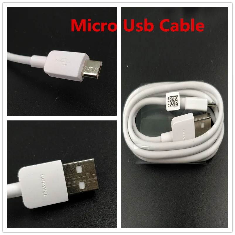 Зарядное устройство huawei mate 20 lite, QC 2,0, Быстрый зарядный адаптер и Usb кабель для P10 P9 P8 P20 Lite Honor 9 8 nova 2i 3 3i 4
