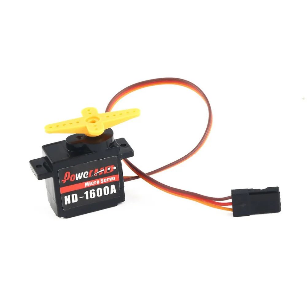 4 шт. Power HD 1600A Micro Mini 1 3 кг рулевой аналоговый пластиковый сервопривод с высоким