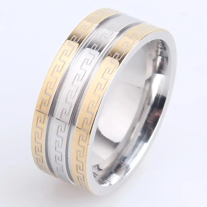 Бесплатная доставка 8 мм золотые и серебряные цвета Великой китайской стены в