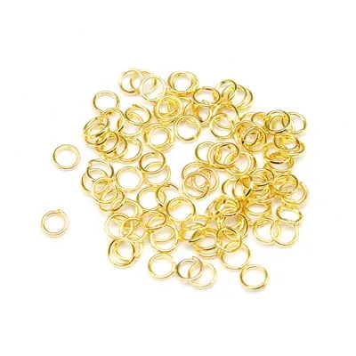 100 Pcs 0.8x5mm Gold Miasol 200 шт(100 шт)/лот из нержавеющей стали прыгающие кольца с одной петлей открытые прыгающие кольца и разрезные кольца для Diy ювелирных изделий Поиск - Цвет: 100 Pcs 0.8x5mm Gold