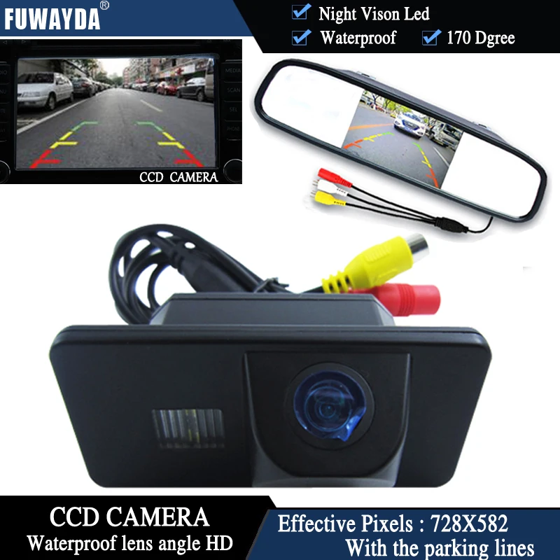 FUWAYDA Цвет CCD Автомобильная чип заднего вида Камера для BMW E81 E87 E90 E91 E92 E60 E61 E62 E63 E64 X5 X6