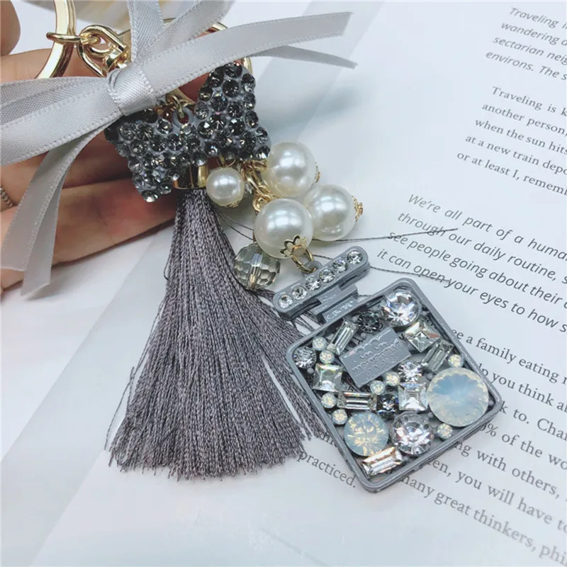 Модный флакон для духов женский брелок автомобиля подвеска сумки красивые