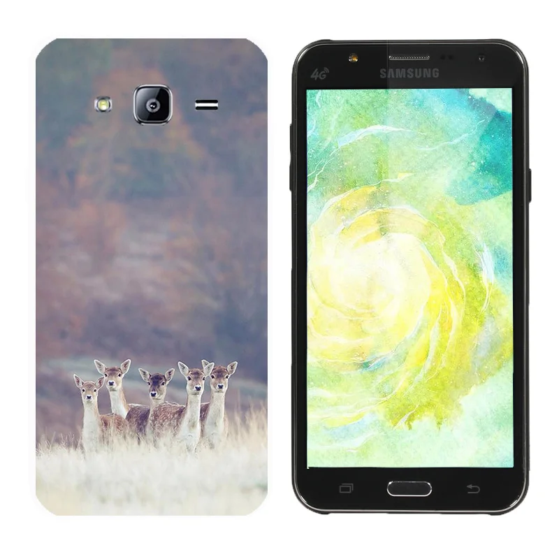 Soft Case for Samsung J7 2015 TPU Silicon Back Cover Phone Cases J700H J700F J700 Billow Printing Bag |