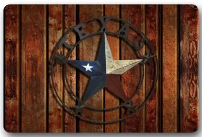 Теплые TOUR Западный Техас Звезда вход коврик крытый передней двери/Ванная комната