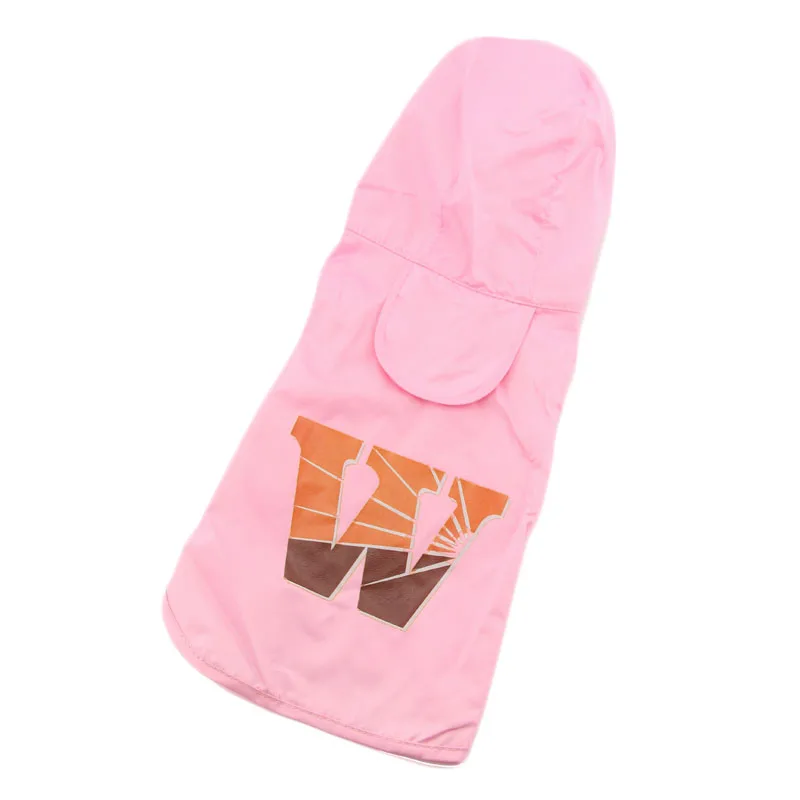 Pink Новые товары для домашних животных, одежда для собак, одежда для щенков, однотонный водонепроницаемый дождевик для собак, дождевик, комбинезон, красный, розовый, кофейный цвет - Цвет: Pink