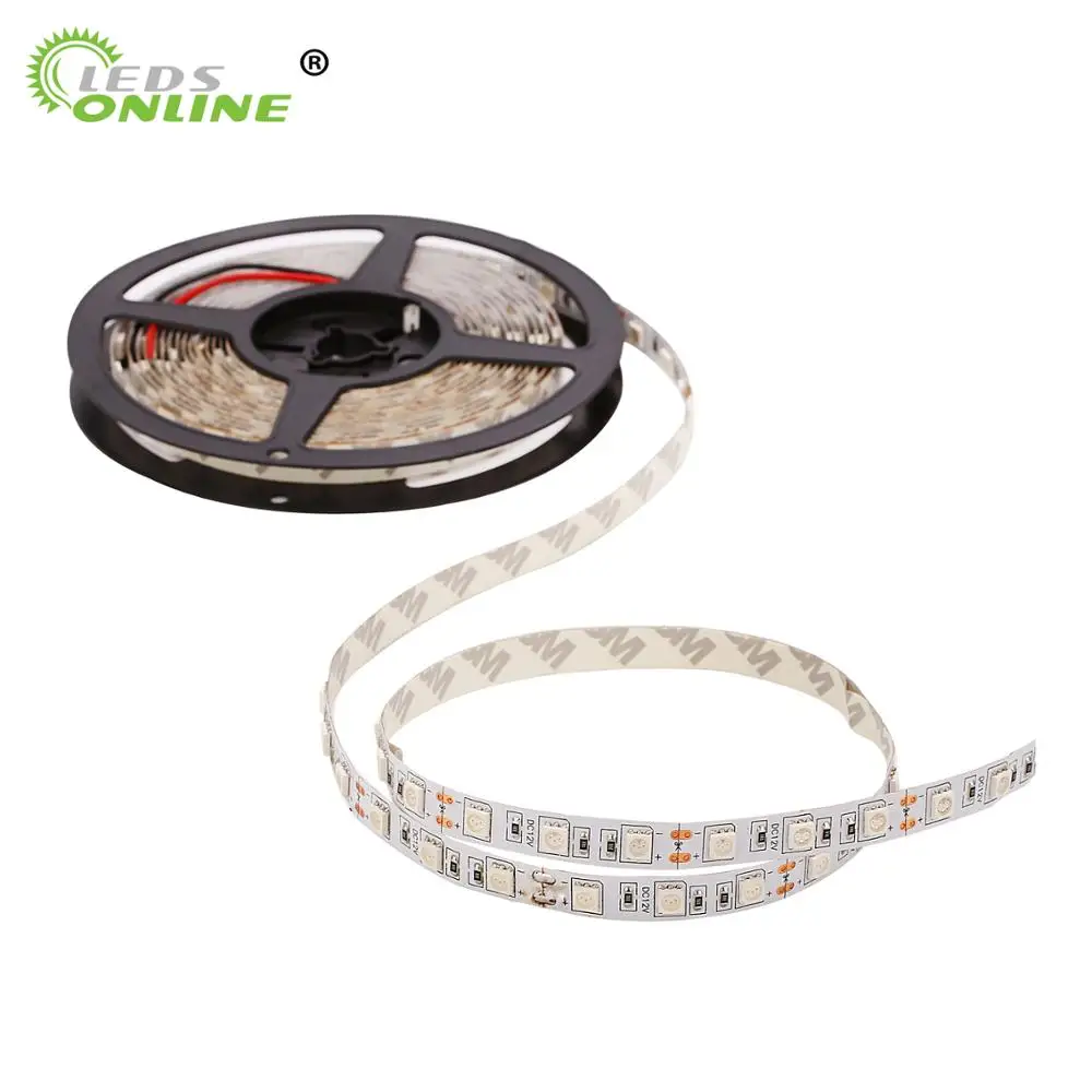 СВЕТОДИОДНАЯ лента SMD 5050 12 В постоянного тока 60 светодиодов/м|Светодиодные ленты|