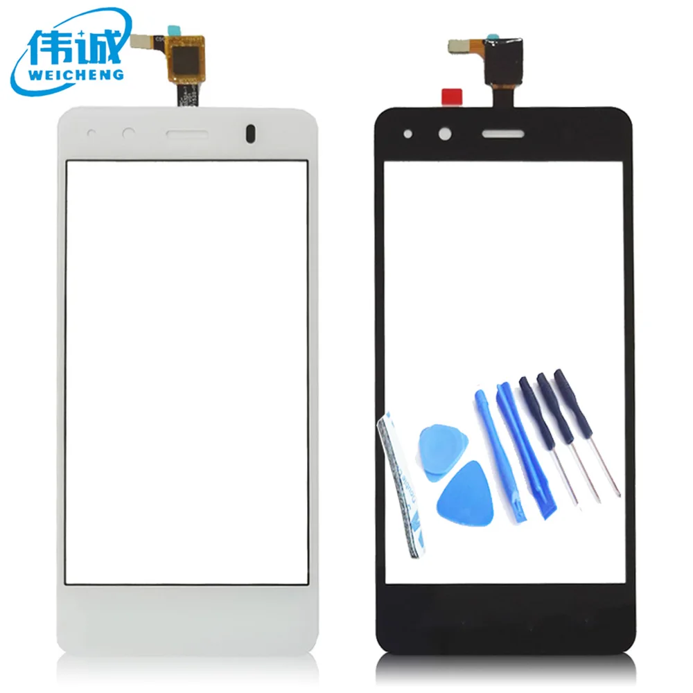WEICHENG высокое качество сенсор запасные части для BQ aquaris A4.5 сенсорный экран дигитайзер Передняя стеклянная панель с инструментами