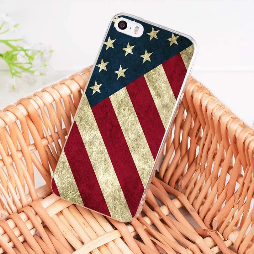 Мягкий tpu чехол MaiYaCa с американским флагом для iPhone 8 7 6 6S Plus X 5 5S SE 11pro max | Мобильные