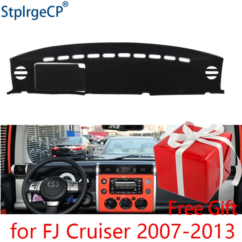 Для Toyota FJ Cruiser 2007 2013 коврик для приборной панели Защитная Накладка на подушку
