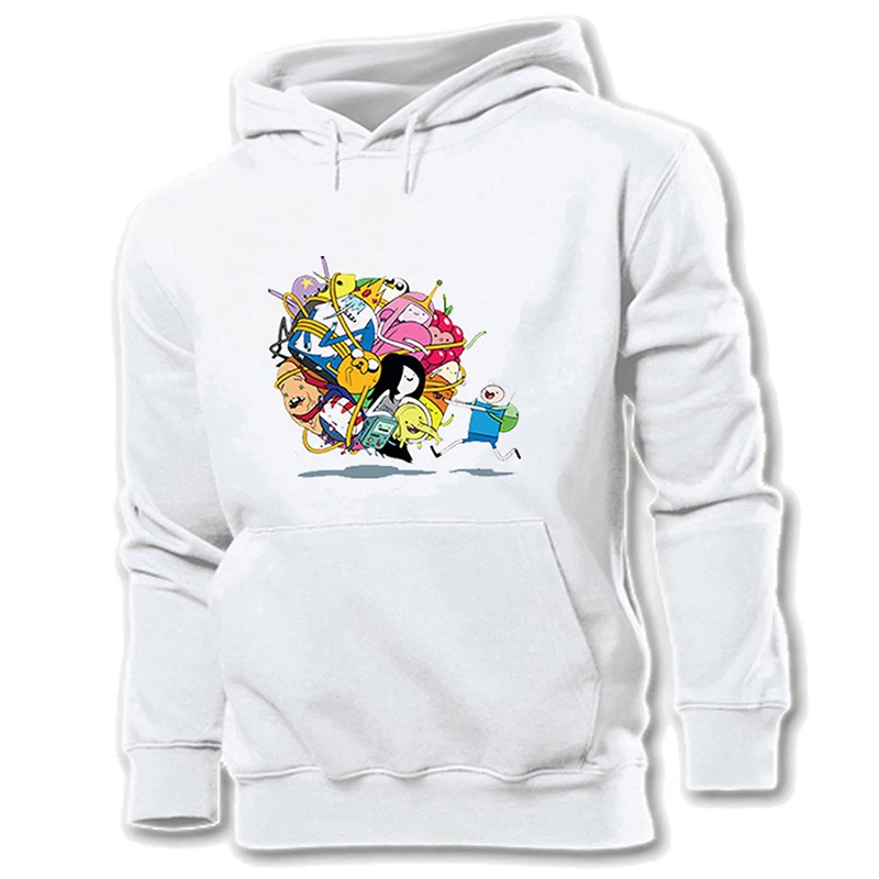 Black Veil Brides Crew ADVENTURE TIME Jake Princess Bubblegum Mens Guys Graphic Hoodie Sweatshirt Strings Hooded Top Pullover | Мужская