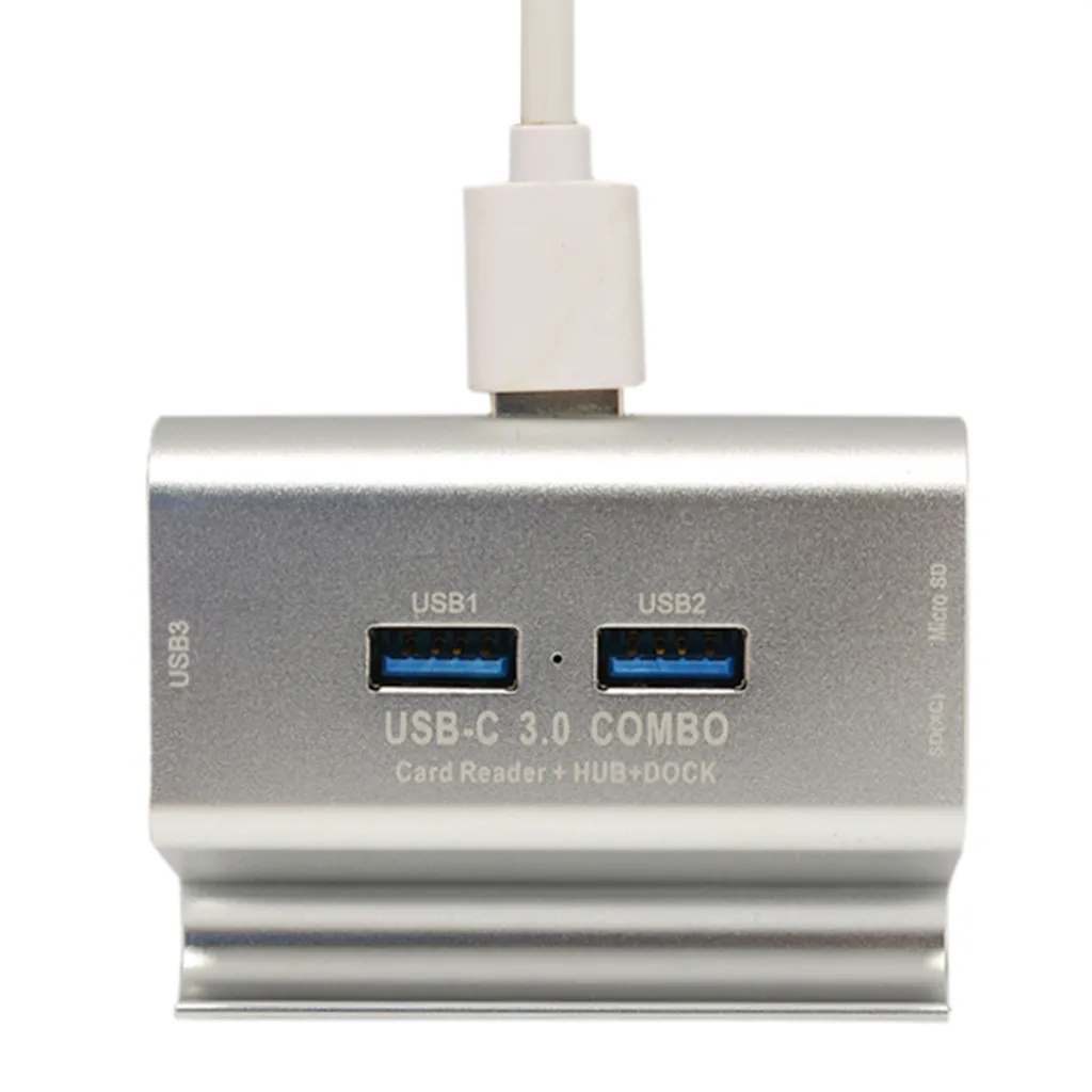 Высокоскоростной USB3.0x3 SD/TF кард ридер концентратор настольная док станция