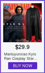 MANLUYUNXIAO, новинка, Звездные войны, последний джедай, Кайло Рен, костюм для мужчин на Хэллоуин, Кайло Рен, карнавальный костюм для мужчин, полный комплект, на заказ