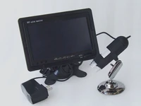 av 1200x microscope high resolution cmos borescope 8 led applicable av port monitors lcd tv7 monitor included