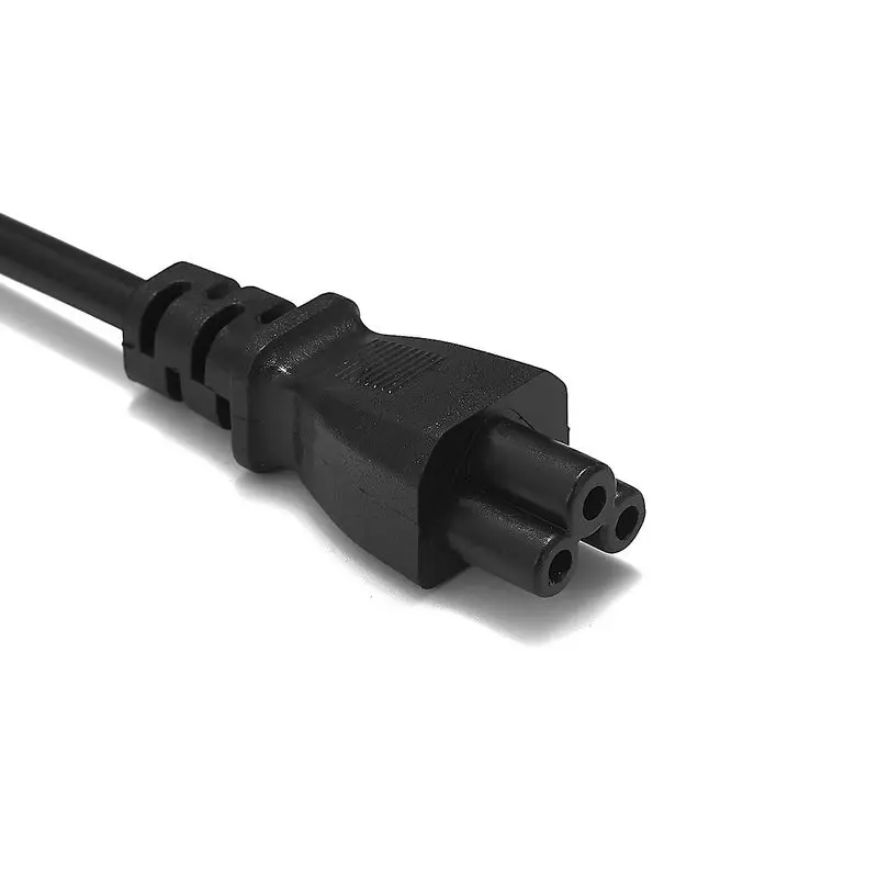 150 шт CN Plug Мощность кабель 2 Pin Prong C5 Cloverleaf Китай шнур 1 м 4ft 0.5mm2 для адаптеров