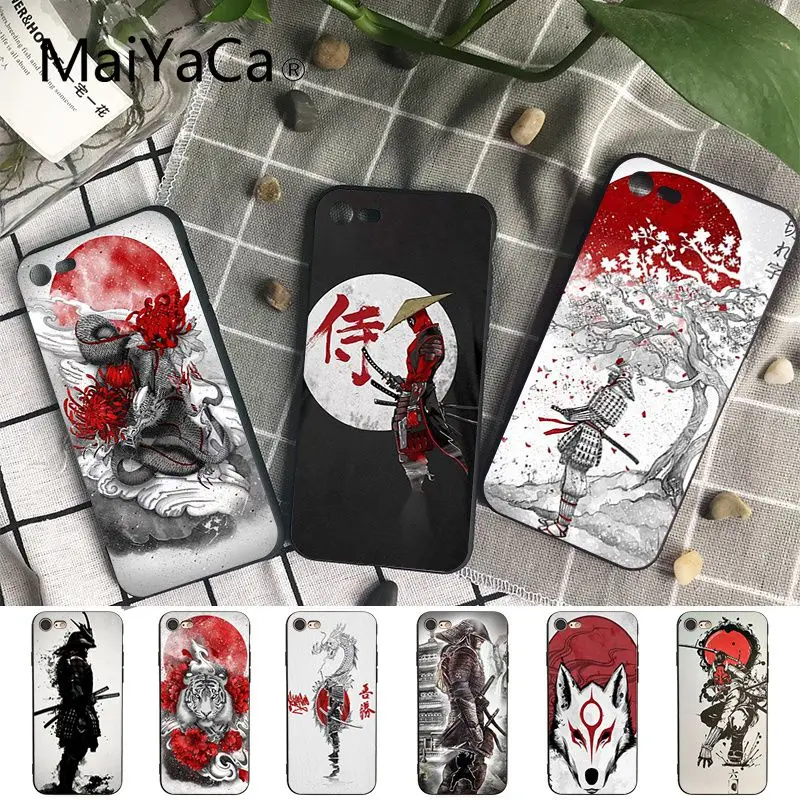 Maiyaca самурайский чехол для iPhone 8 7 6 6S Plus X XS MAX 5 5S SE XR 10 Fundas Capa | Мобильные телефоны и