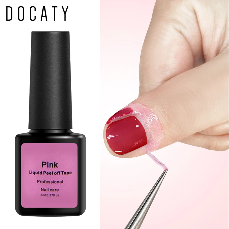 Docaty Easy Clean Base Peel off защита пилинг Лента набор для ногтей гель Лаки Искусство все