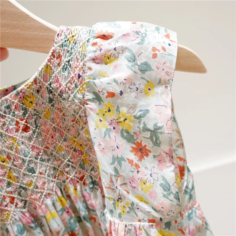 Новинка 2019 летнее платье для маленьких девочек с цветочным узором вечерние нее