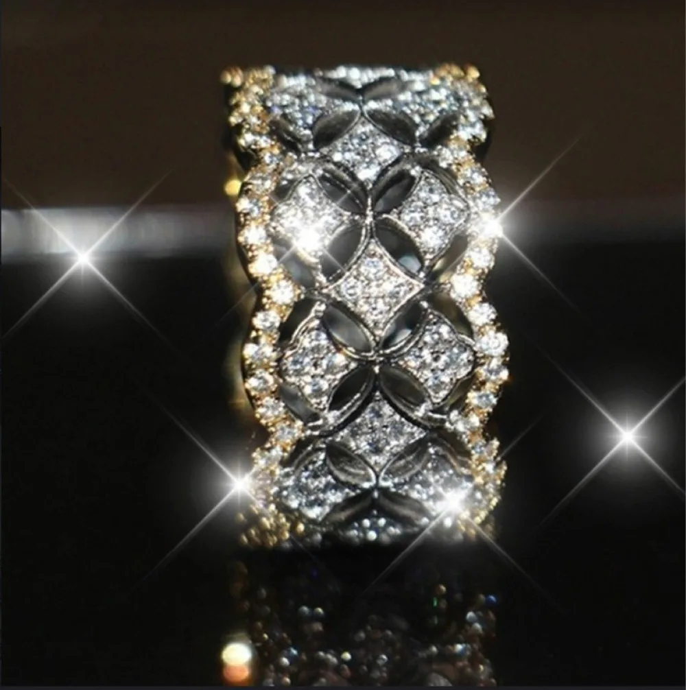 Женское Обручальное кольцо с волной в европейском и американском стиле |