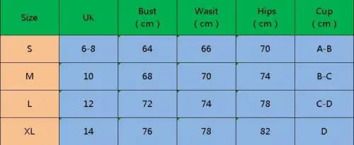 Womens Summer 3 Color Sexy Padded Button Bra Bikini Swimsuit Bandage Push-up Swimwear Set Bathing Printing Beachsuit | Спорт и