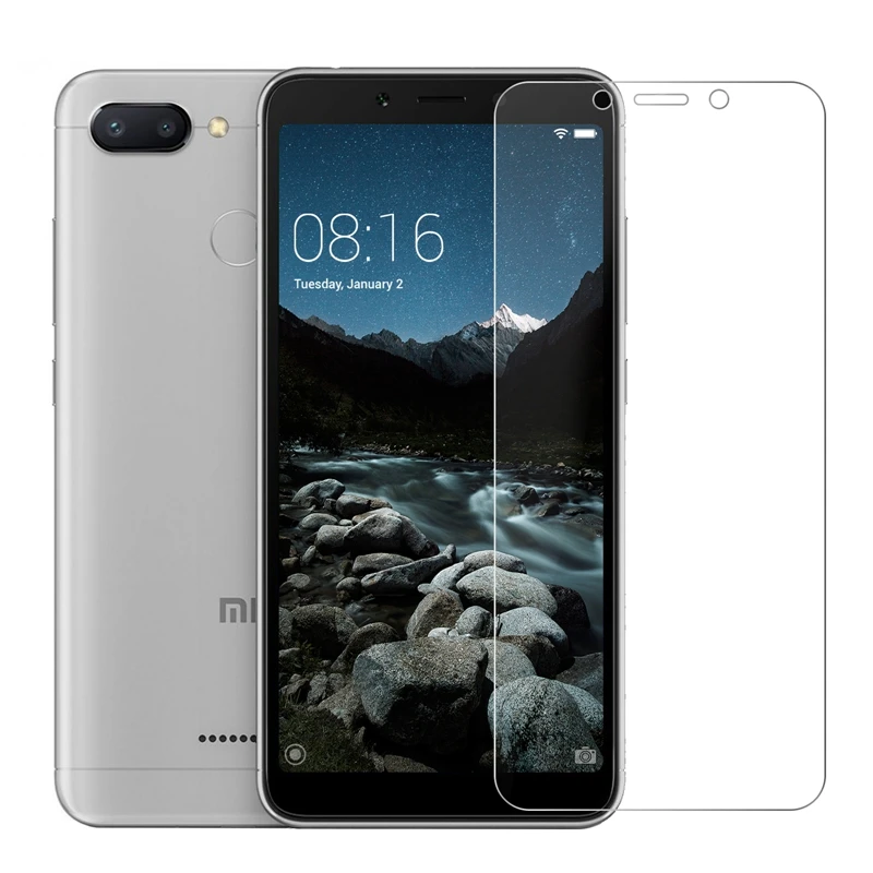 2.5D 0 26 мм 9H Премиум Закаленное стекло для Xiaomi Redmi 6 защитная пленка экрана