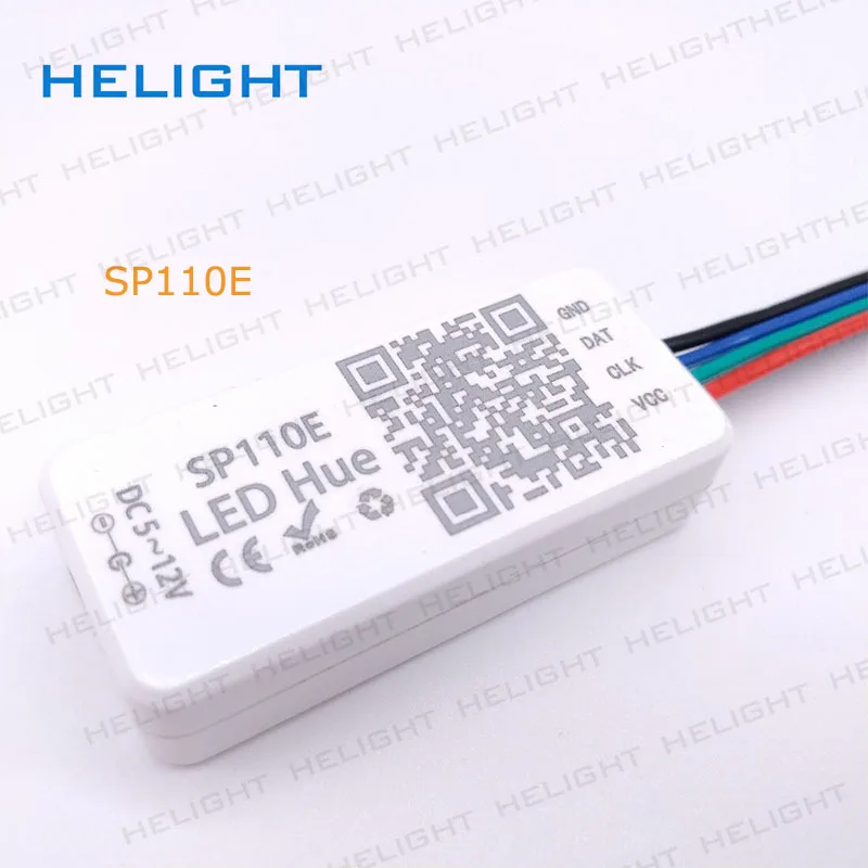 Контроллер SP108E/sp107 e/SP105E/SP110E SPI WIFI Bluetooth pixel IC с помощью приложения для смартфона