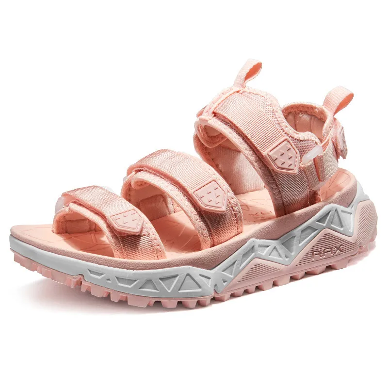 pearl pink women RAX/мужские спортивные сандалии; сезон лето; пляжные сандалии для мужчин; Водонепроницаемая Обувь для треккинга; Мужская дышащая обувь; Женская быстросохнущая обувь - Цвет: pearl pink women