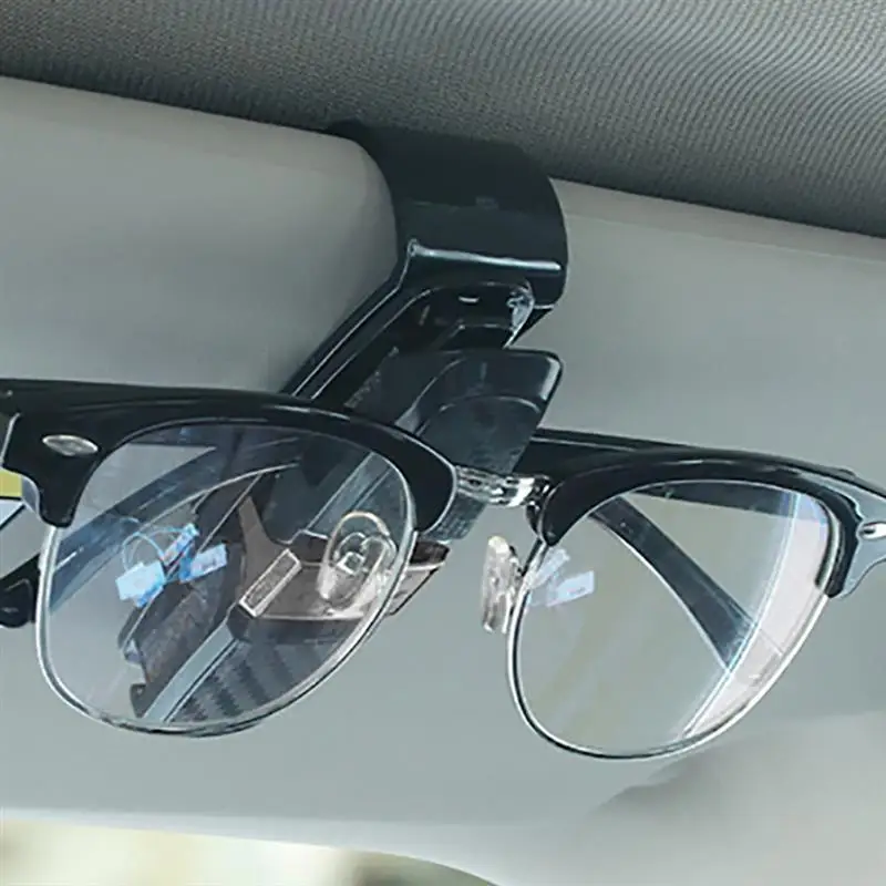 Зажим для очков карточка билета зажим денег ABS черный чехол автомобильных