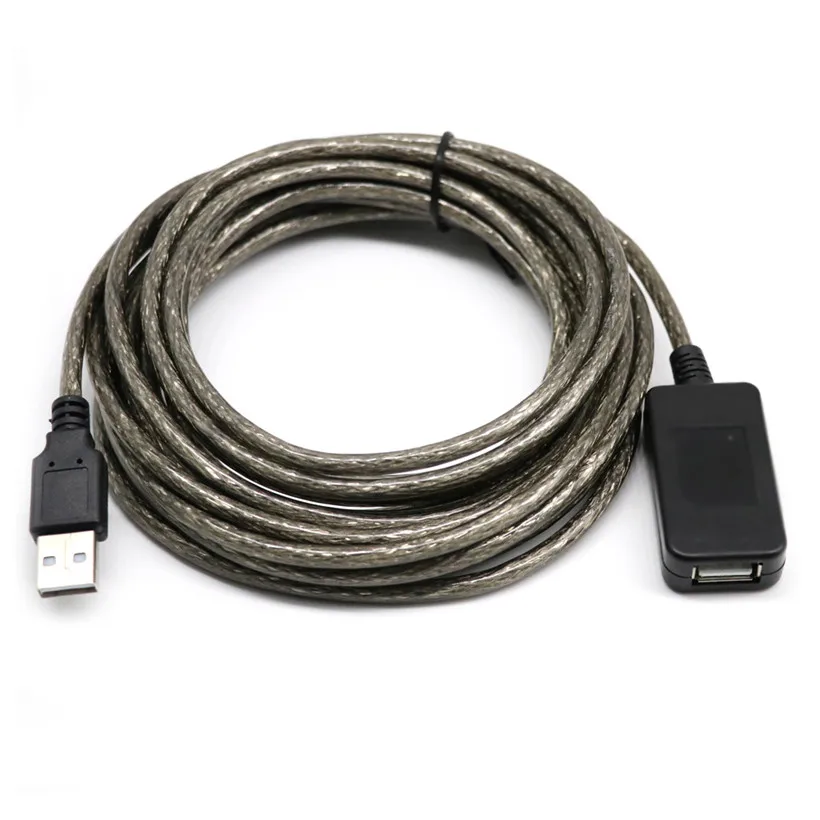 15 футов 5 м USB 2 0 Удлинительный ретрансляционный кабель усилитель сигнала A штекер