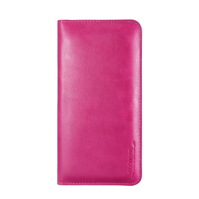 Hot pink Kisscase конверт Универсальный чехол бумажник для Samsung Galaxy S6 S6Edge S7 A5 телефон сумка чехол для iPhone 7 плюс 6 S 6 Plus 5S чехол на айфон 5s чехлы на айфон 5s xiaomi redmi 4x чехол на айфон 6 чехол на айфон 7 - Цвет: Hot pink