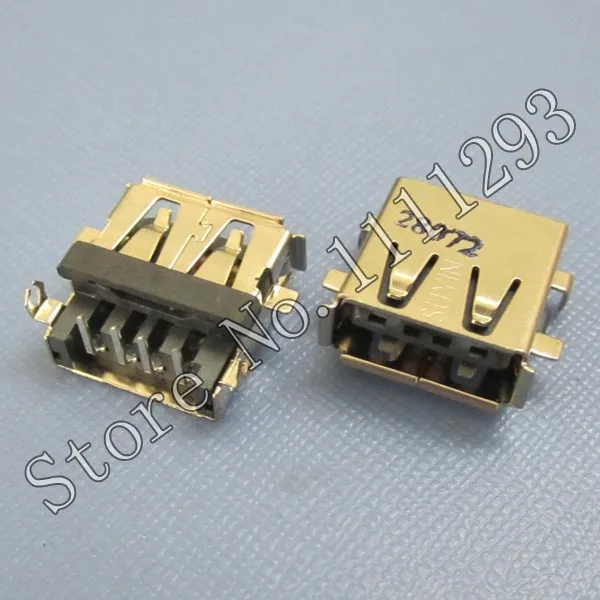 10 шт./лот разъем USB Jack для Asus K43S A52 K52 K52DE K52DR K52DY K52F JC JE JU JT JR JZ X52 X52J X52F P43S и т. д. порт 2