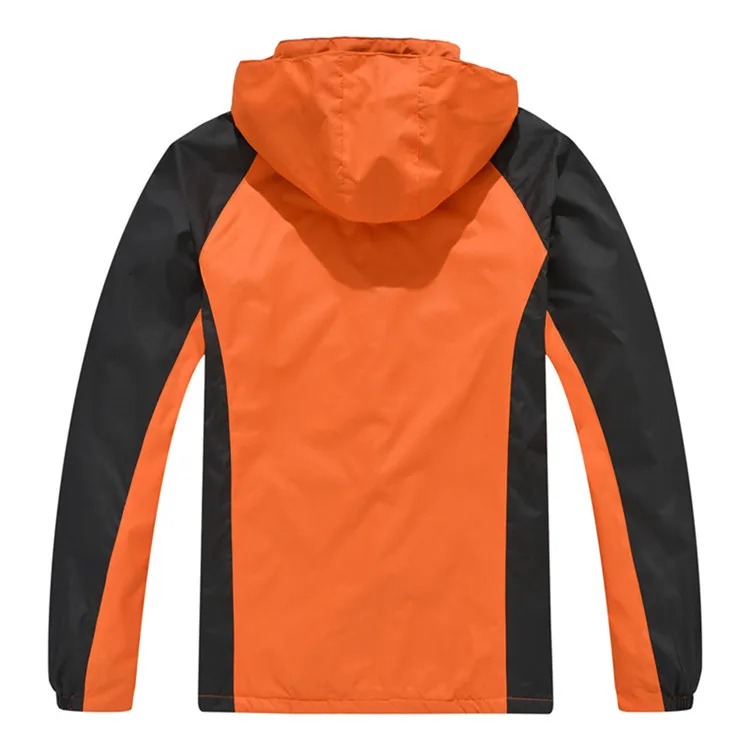 Mountainskin Men Autumn Hiking Jackets Outdoor Sport Windbreaker Camping Trekking Fishing Fleece Hat Detachable Male Coats MA343